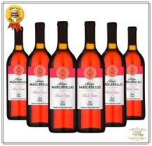 Kit 6 Vinhos Adega Mascarello Rosé Suave