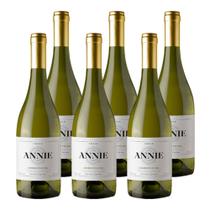 Kit 6 Vinhos Annie Special Reserve Chardonnay Branco Chile 750ml