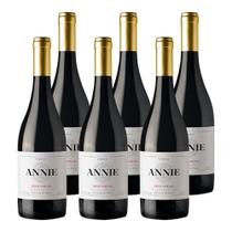 Kit 6 Vinhos Annie Special Reserve Pinot Noir Tinto Chile 750ml