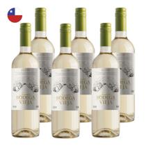Kit 6 Vinhos Bodega Vieja Suave Branco Chile 750ml