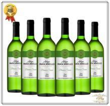Kit 6 Vinhos Branco Adega Mascarello Suave 750ml