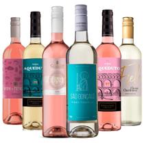 Kit 6 Vinhos Brancos e Rosés