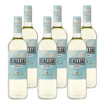 Kit 6 Vinhos Callia Tardio Blanco Dulce Branco Argentina 750ml