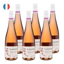 Kit 6 Vinhos Calvet Rosé DAnjou Rosé França 750ml