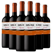 Kit 6 Vinhos Carta Vieja Reservado Carménère