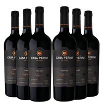 KIT 6 Vinhos Casa Perini Tannat, 6x750ml KIT 6 Vinhos Casa Perini Tannat, 6x750ml