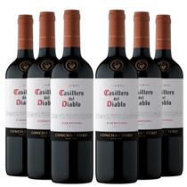 KIT 6 Vinhos Casillero del Diablo Reserva Carmenere, 750ml