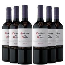 KIT 6 Vinhos Casillero del Diablo Reserva Merlot, 750ml