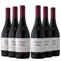 KIT 6 Vinhos Casillero del Diablo Reserva Pinot Noir, 750ml