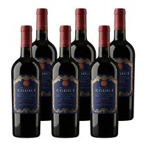 Kit 6 Vinhos Codici Masserie Negroamaro Tinto Itália 750ml