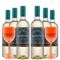 KIT 6 Vinhos Concha y Toro Reservado Chardonnay, 750ml