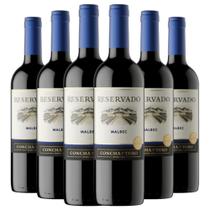 Kit 6 Vinhos Concha Y Toro Reservado Malbec Kit 6 Vinhos Concha Y Toro Reservado Malbec