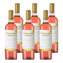 Kit 6 Vinhos Cordillera Andina Syrah Rosé Chile 750ml
