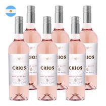 Kit 6 Vinhos Crios Malbec Rosé Argentina 750ml