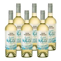 Kit 6 Vinhos Don Pascual Coastal White Branco Uruguai 750ml
