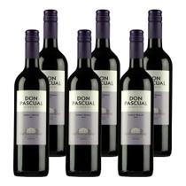 Kit 6 Vinhos Don Pascual Tannat Merlot Tinto Uruguai 750ml