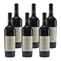 Kit 6 Vinhos Francesco Fino Tinto Seco 2021 Tinto Brasil 750ml