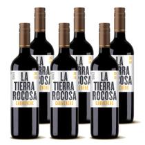 Kit 6 Vinhos La Tierra Rocosa Carménère Tinto Chile 750ml