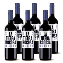 Kit 6 Vinhos La Tierra Rocosa Merlot Tinto Chile 750ml