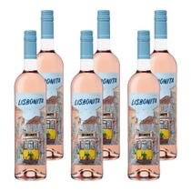Kit 6 Vinhos Lisbonita Rosé Portugal 750ml