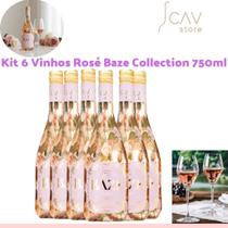 Kit 6 Vinhos Rosé Baze Collection 750ml Frescor, Aromas Vibrantes e Elegância para Momentos Leves Kit 6 Vinhos Rosé Baze Collection 750ml Frescor, Aromas Vibrantes e Elegância para Momentos Leves