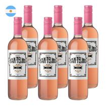 Kit 6 Vinhos San Telmo Rosé Argentina 750ml