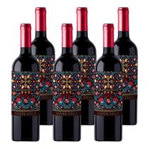 Kit 6 Vinhos Santa Villa Reservado Red Blend Tinto Chile 750ml