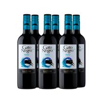 Kit 6 vinhos tinto gato negro merlot- 750 ml - San Pedro