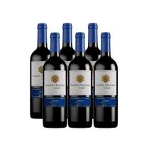 Kit 6 vinhos tinto santa helena reservado merlot-750 ml