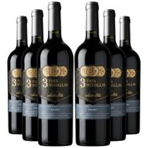 KIT 6 Vinhos Tintos Argentino 3 Tres Medallas Malbec, 750ml KIT 6 Vinhos Tintos Argentino 3 Tres Medallas Malbec, 750ml