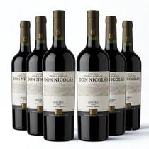 Kit 6 Vinhos Tintos Argentinos Don Nicólas Malbec 750ml Kit 6 Vinhos Tintos Argentinos Don Nicólas Malbec 750ml