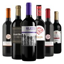 Kit 6 Vinhos Tintos Por R19,90 a Garrafa