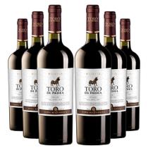 KIT 6 Vinhos Toro De Piedra Reserva Merlot, 750ml