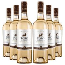 KIT 6 Vinhos Toro De Piedra Reserva Sauvignon Blanc, 750ml