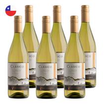 Kit 6 Vinhos Ventisquero Clásico Chardonnay Branco Chile 750ml Kit 6 Vinhos Ventisquero Clásico Chardonnay Branco Chile 750ml