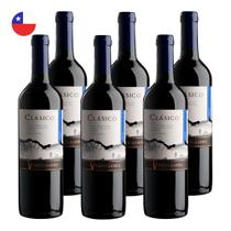 Kit 6 Vinhos Ventisquero Clásico Merlot Tinto Chile 750ml Kit 6 Vinhos Ventisquero Clásico Merlot Tinto Chile 750ml