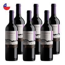 Kit 6 Vinhos Ventisquero Clásico Syrah Tinto Chile 750ml Kit 6 Vinhos Ventisquero Clásico Syrah Tinto Chile 750ml