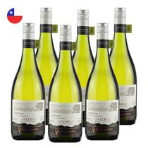 Kit 6 Vinhos Ventisquero Reserva Chardonnay Branco Chile 750ml Kit 6 Vinhos Ventisquero Reserva Chardonnay Branco Chile 750ml