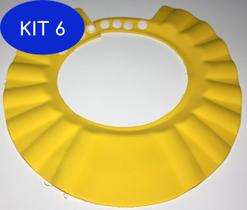 Kit 6 Viseira Protetora para Bebê - Amarela