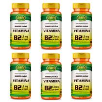 KIT 6 VITAMINA B2 RIBOFLAVINA - 60 Cápsulas 500mg UNILIFE