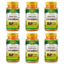 KIT 6 VITAMINA B2 RIBOFLAVINA - 60 Cápsulas 500mg UNILIFE