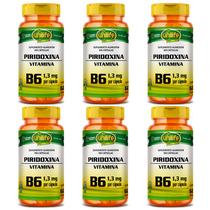 KIT 6 VITAMINA B6 PIRIDOXINA - 60 Cápsulas 500mg UNILIFE KIT 6 VITAMINA B6 PIRIDOXINA - 60 Cápsulas 500mg UNILIFE