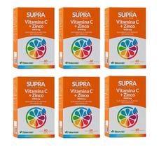 Kit 6 Vitamina C + Zinco Supra 60 Cápsulas - Herbamed Kit 6 Vitamina C + Zinco Supra 60 Cápsulas - Herbamed