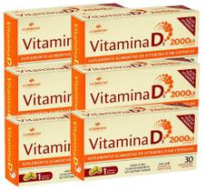 Kit 6 Vitamina D3 2000Ui 30 Cápsulas - La San Day