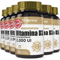 Kit 6 Vitamina D3 2000Ui Colecalciferol Extra 150 Cápsulas Kit 6 Vitamina D3 2000Ui Colecalciferol Extra 150 Cápsulas