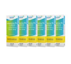 Kit 6 Vitamina D3 + Zinco 2.000 UI + 20mg Com 30 Cápsulas