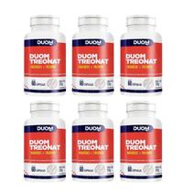 Kit 6 Vitamina Duom Treonat Mágnésio Treonina 60 Cps - Duom