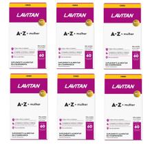 Kit 6 Vitamina Lavitan A-Z Mulher Polivitamínico 60Cpr-Cimed
