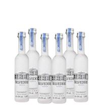 Kit 6 Vodka Polonesa Belvedere de 50ml