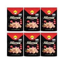 Kit 6 wafer protein 8,7g diet zero lactose morango 35g lowçucar Kit 6 wafer protein 8,7g diet zero lactose morango 35g lowçucar